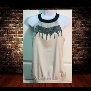 🔥FiNaL SALE🔥H& M Nude black and glitter top